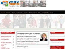 Tablet Screenshot of connect-promotion.com